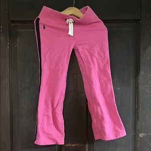 Pink Kids Bottoms with Side Stripe